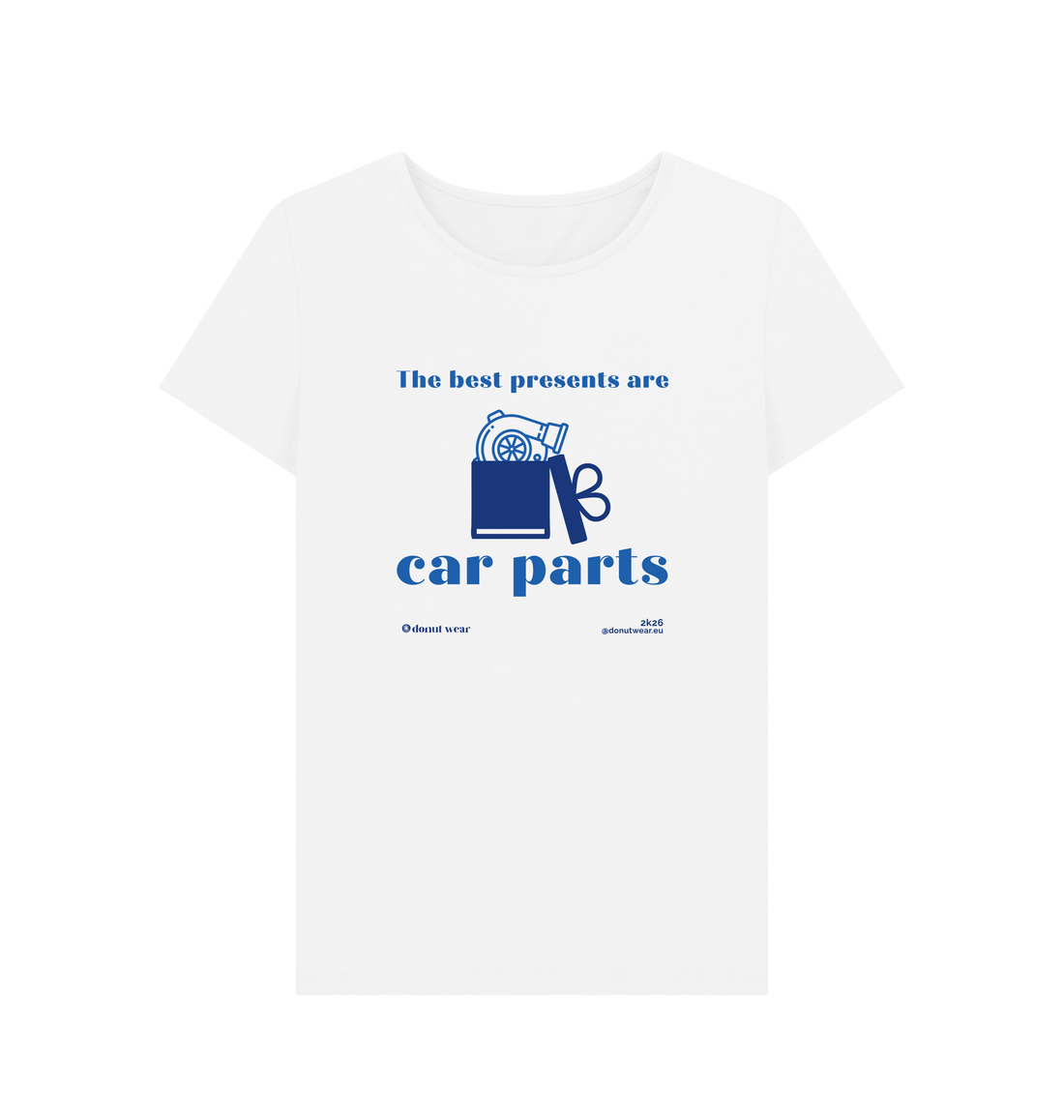 White Printed T-shirt Front