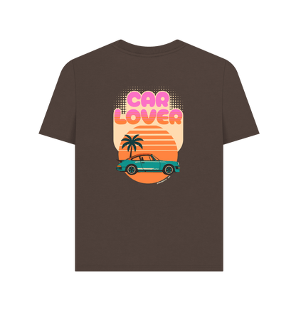 Chocolate Printed T-shirt Back
