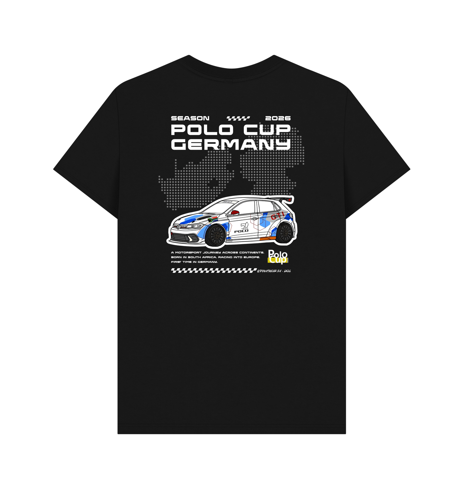 Black Printed T-shirt Back