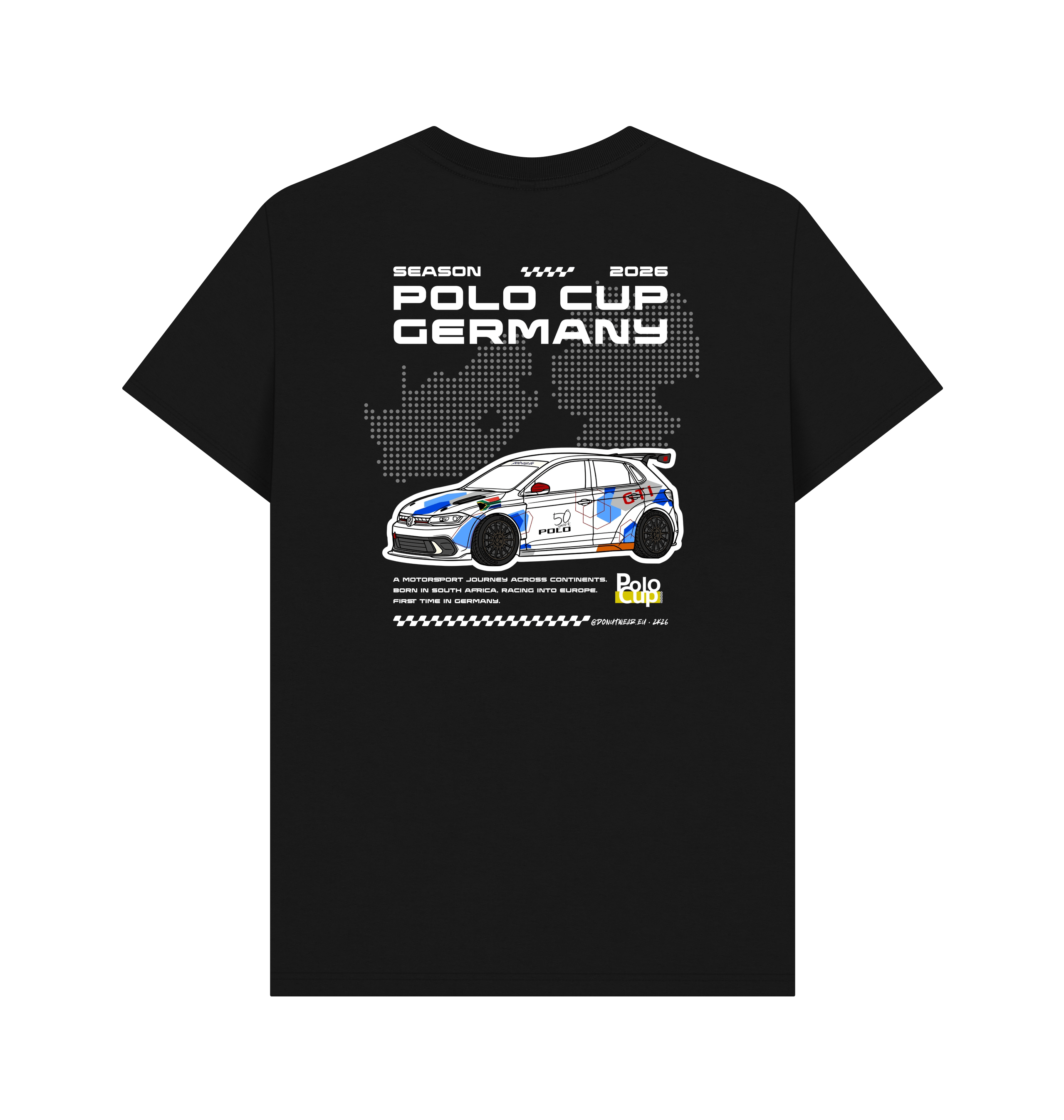 Black Printed T-shirt Back