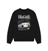 Black Printed Sweater Front