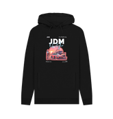 Black Printed Hoody Front