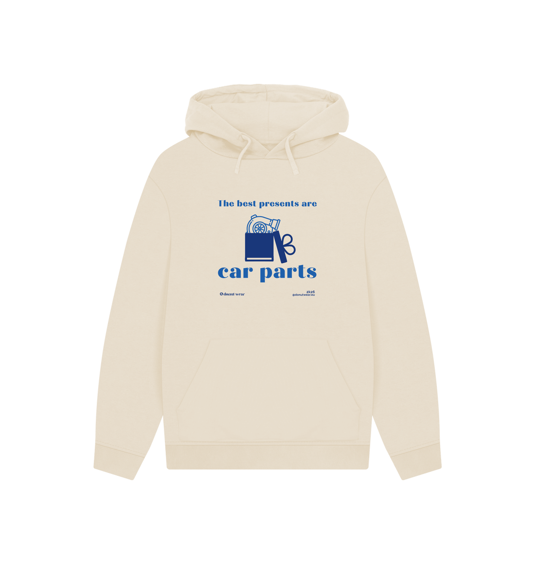 Oat Printed Hoody Front