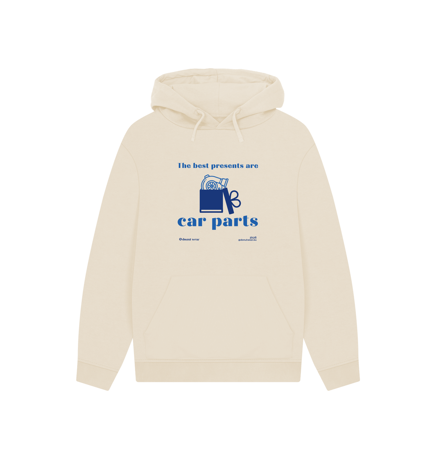 Oat Printed Hoody Front