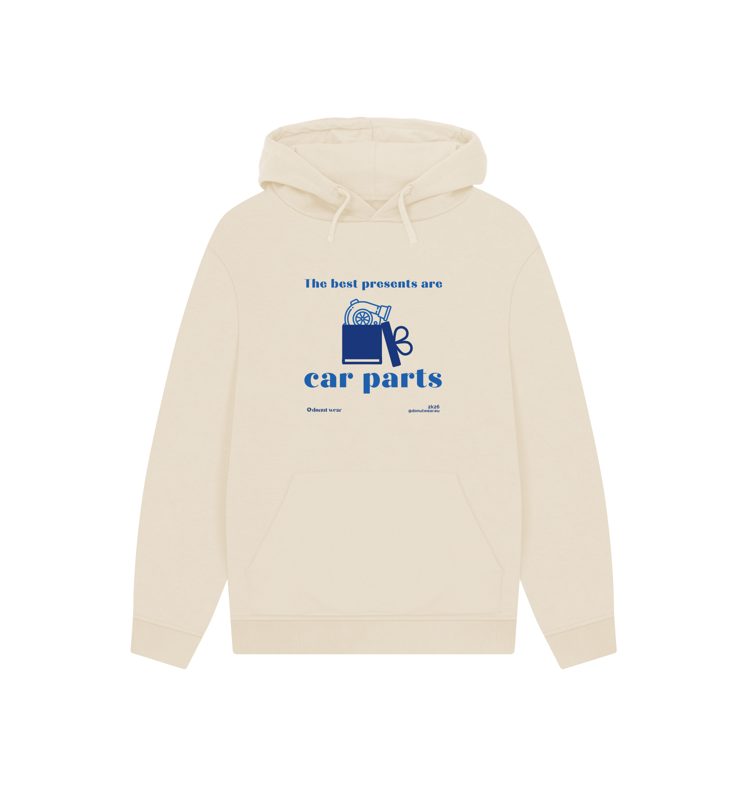 Oat Printed Hoody Front