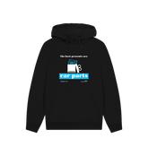 Black Printed Hoody Front
