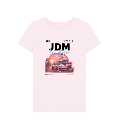 Pink Printed T-shirt Front
