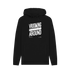 Black Printed Hoody