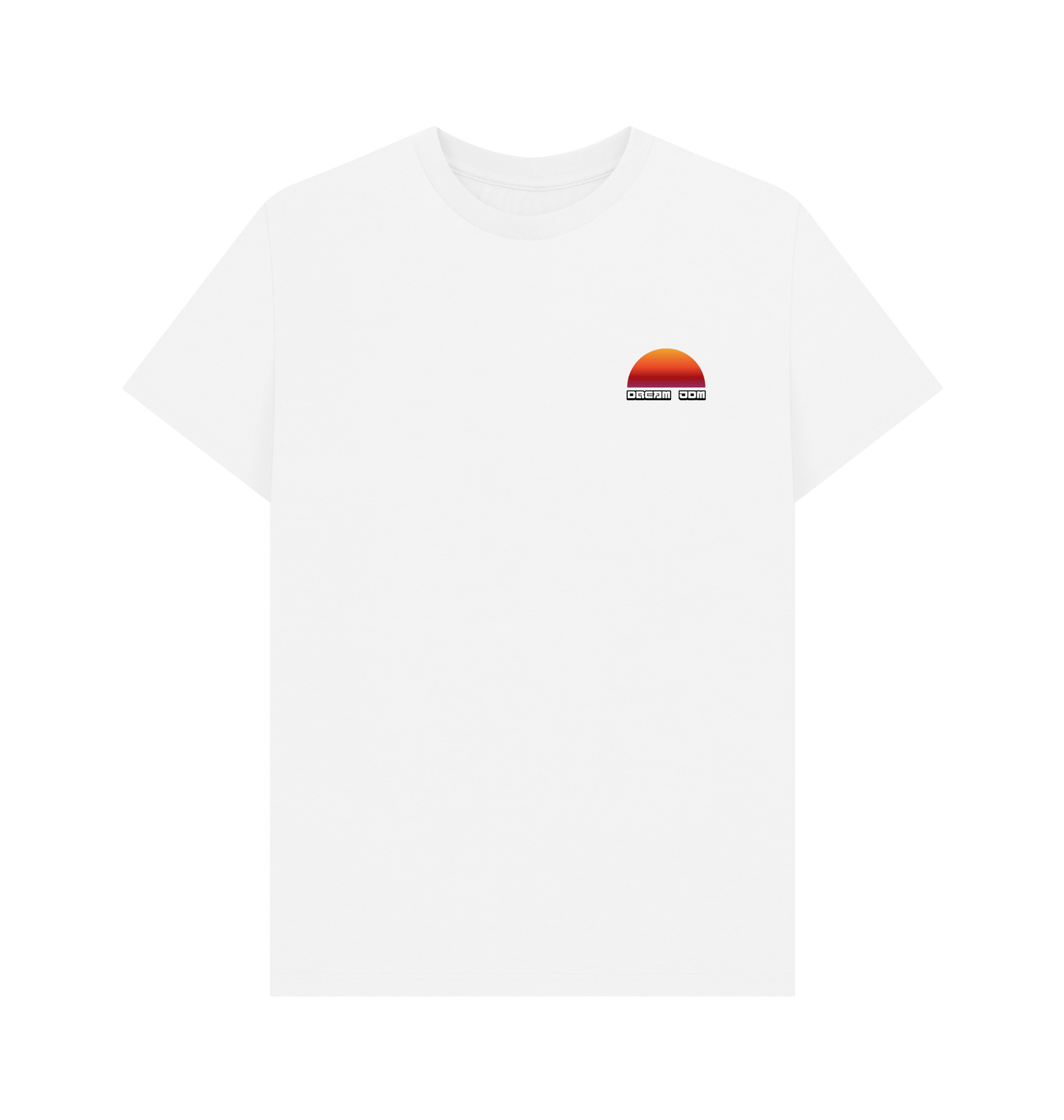 White Printed T-shirt Front