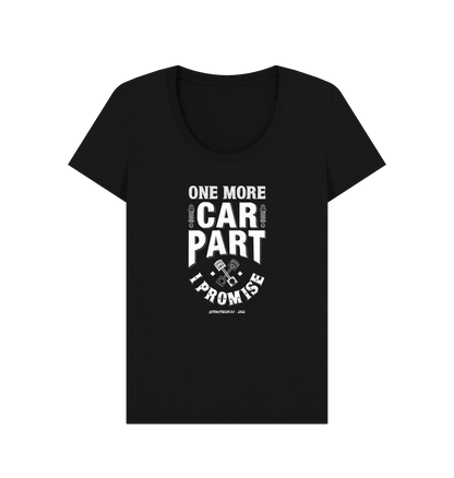 Black Printed T-shirt Front