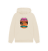 Oat Printed Hoody Front
