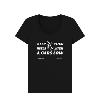 Black Printed T-shirt Front