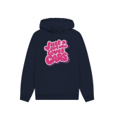 Navy Printed Hoody Front