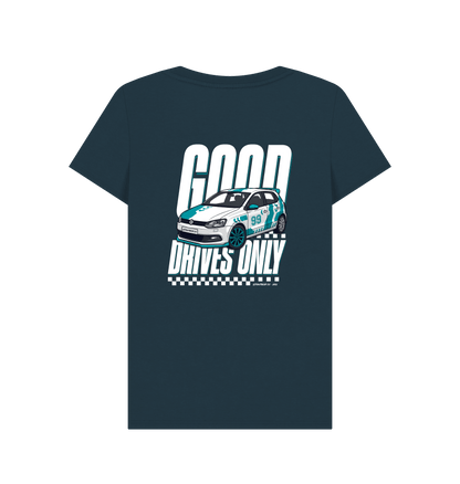Denim Blue Printed T-shirt Back