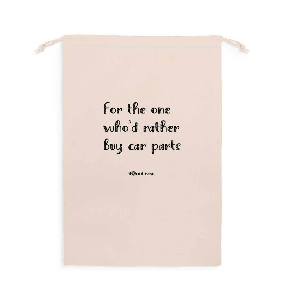 Natural Santa Sack Front