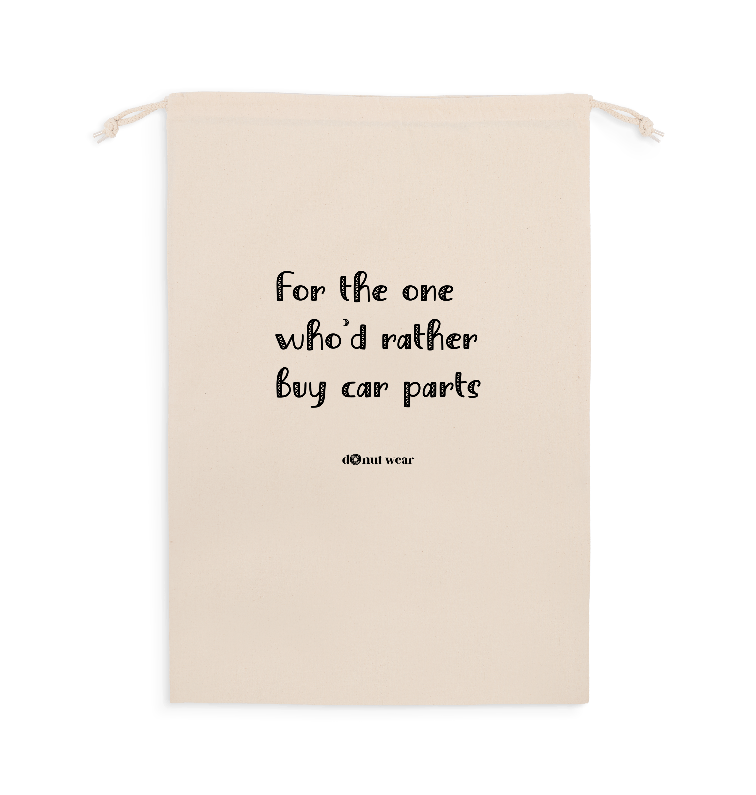 Natural Santa Sack Front