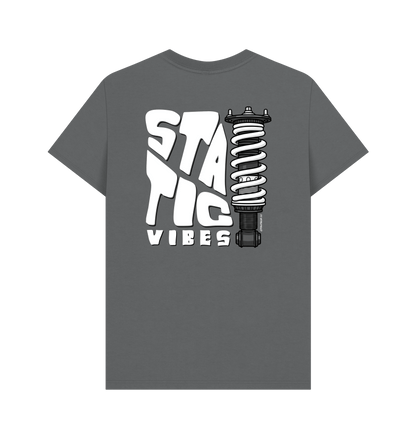 Slate Grey Printed T-shirt Back