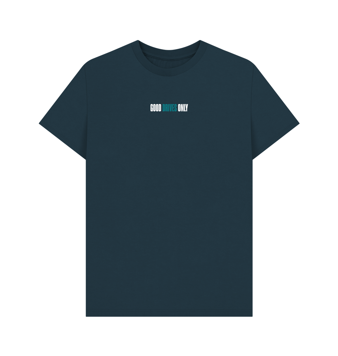 Denim Blue Printed T-shirt Front