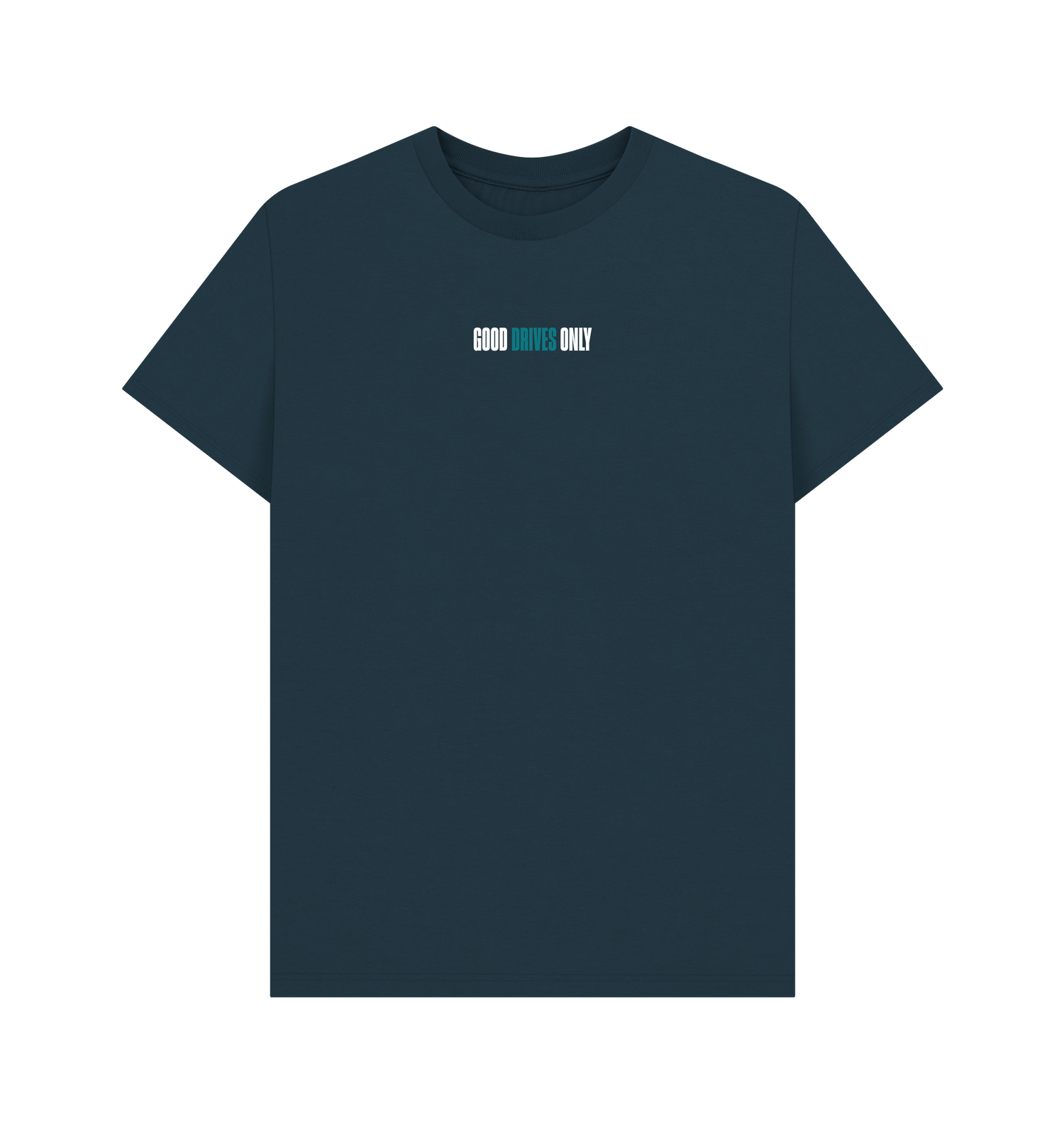 Denim Blue Printed T-shirt Front