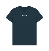 Denim Blue Printed T-shirt Front