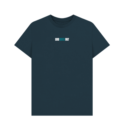 Denim Blue Printed T-shirt Front