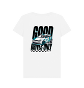 White Printed T-shirt Back