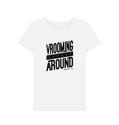 White Printed T-shirt Front