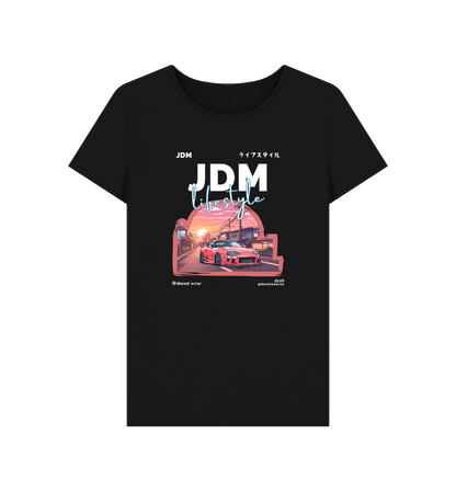 Black Printed T-shirt Front
