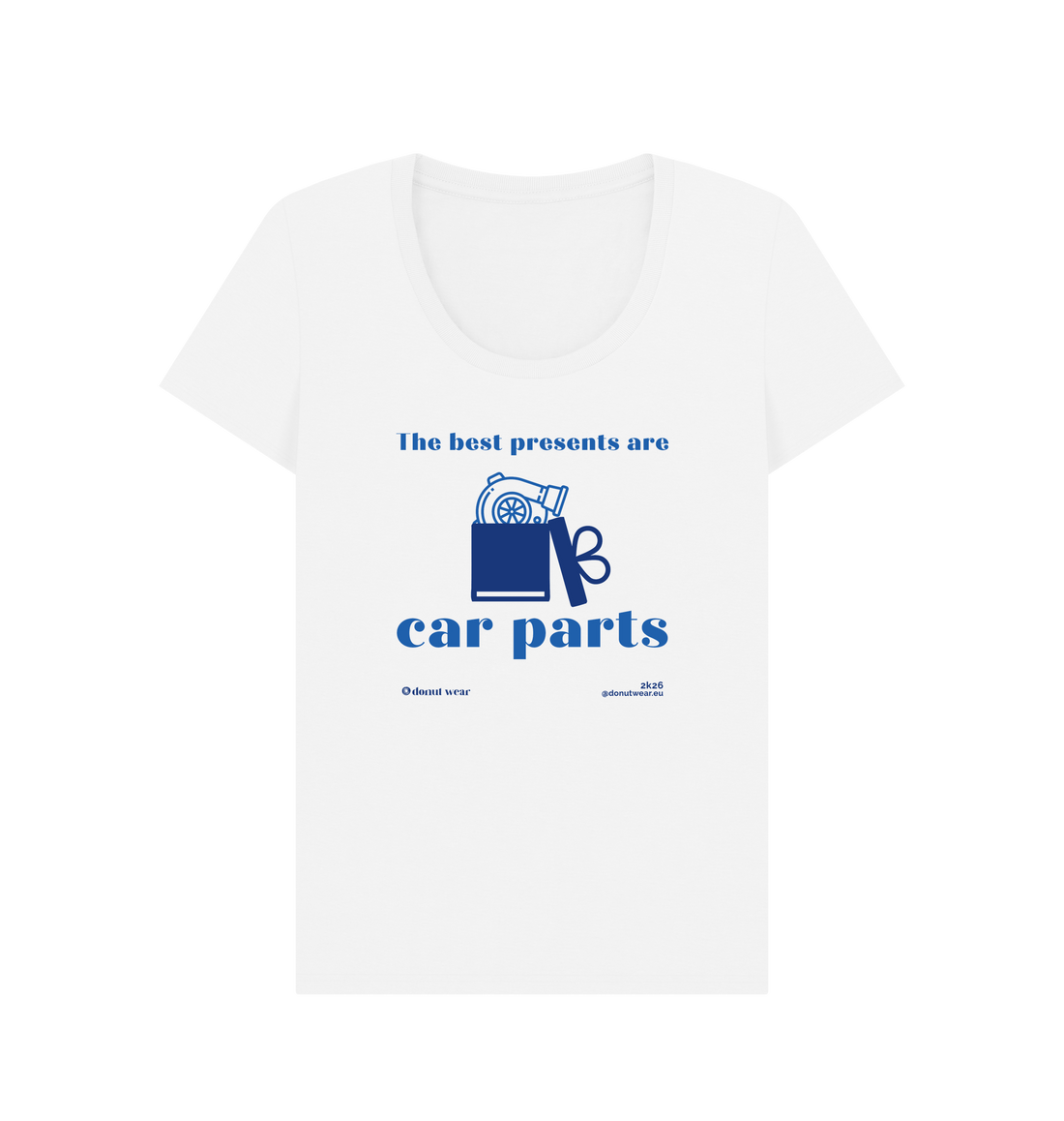 White Printed T-shirt Front