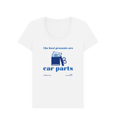 White Printed T-shirt Front