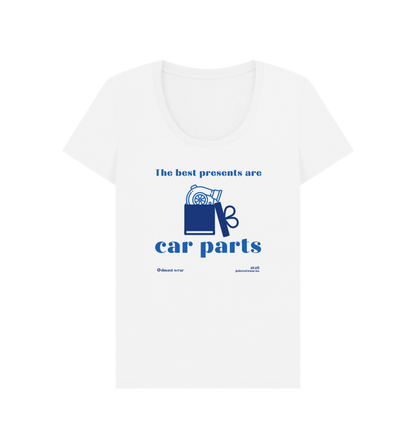 White Printed T-shirt Front