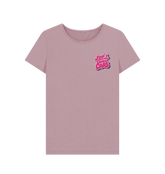 Mauve Printed T-shirt Front