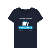 Navy Blue Printed T-shirt Front
