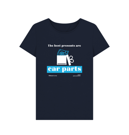 Navy Blue Printed T-shirt Front