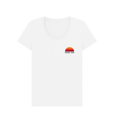 White Printed T-shirt Front