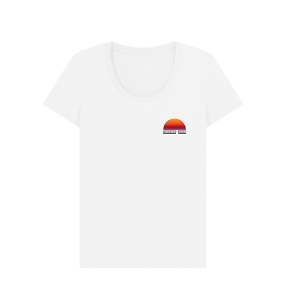 White Printed T-shirt Front