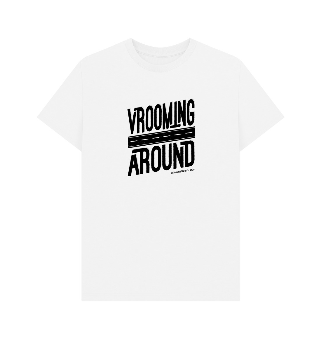 White Printed T-shirt Front