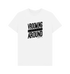 White Printed T-shirt Front