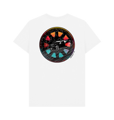 White Printed T-shirt Back