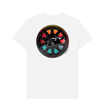 White Printed T-shirt Back