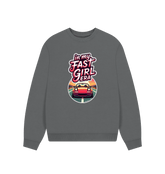 Slate Grey Printed Sweater Front