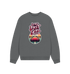 Slate Grey Printed Sweater Front