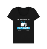 Black Printed T-shirt Front