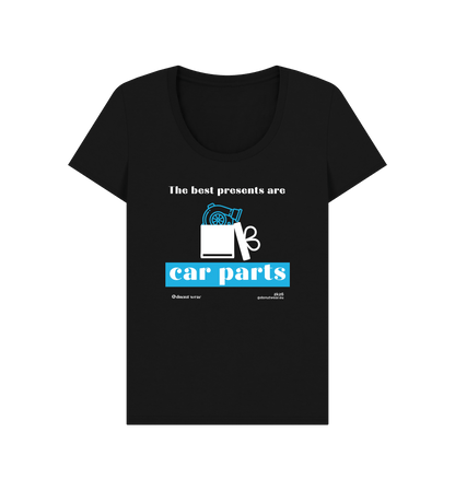 Black Printed T-shirt Front