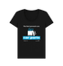 Black Printed T-shirt Front