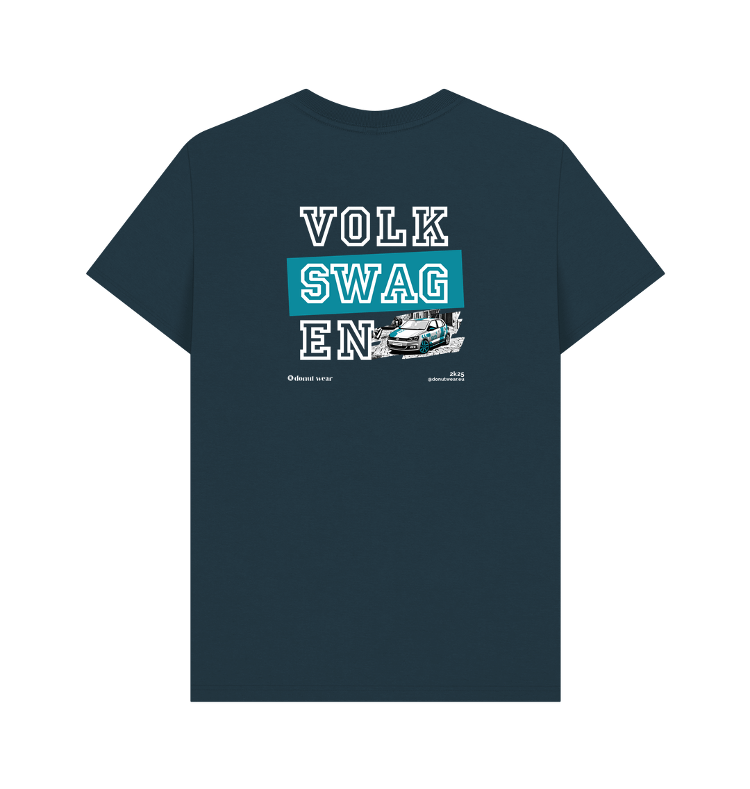 Denim Blue Printed T-shirt Back