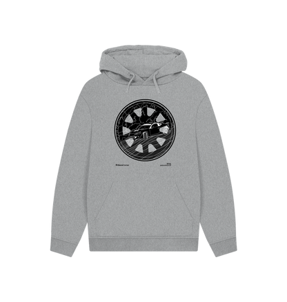 Athletic Grey Printed Hoody