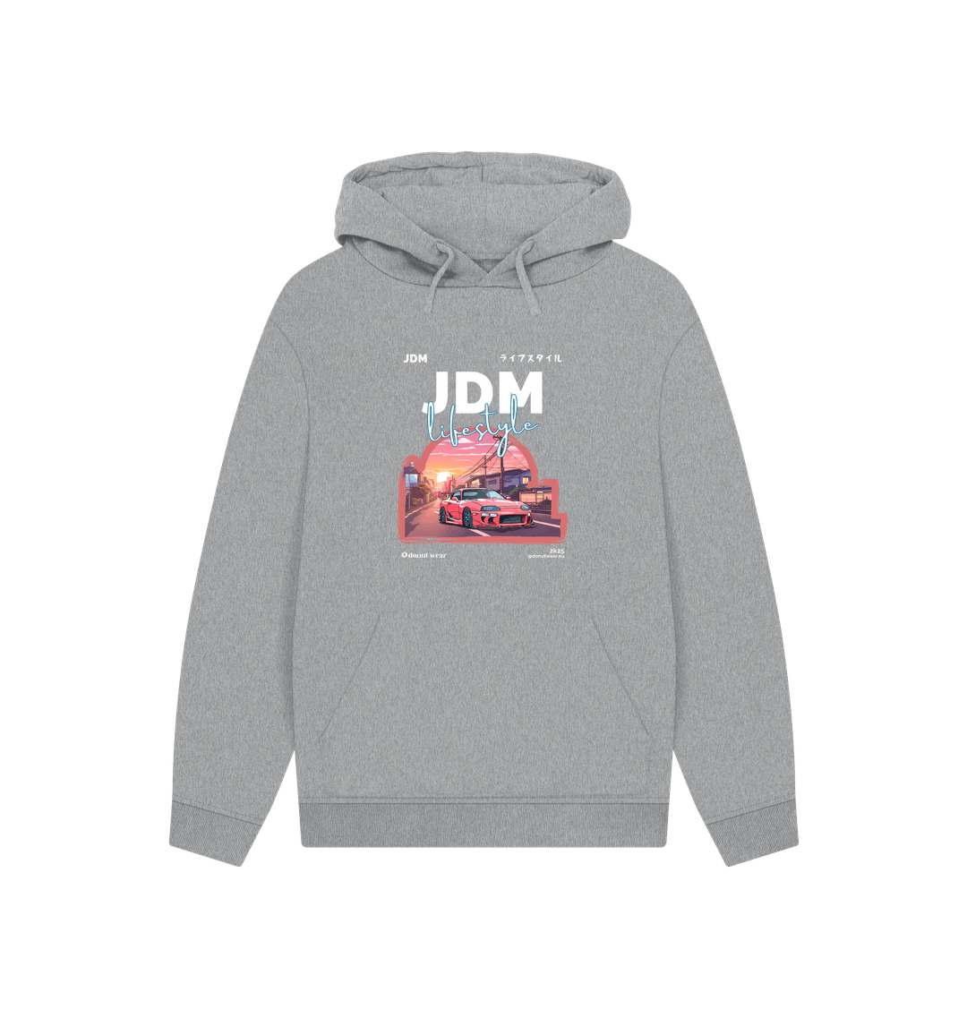 Athletic Grey Printed Hoody