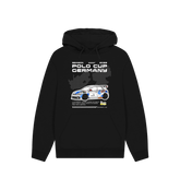 Black Printed Hoody Front