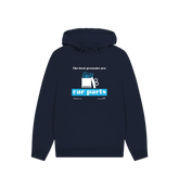 Navy Printed Hoody Front